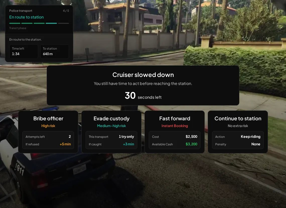 Player screens tab
