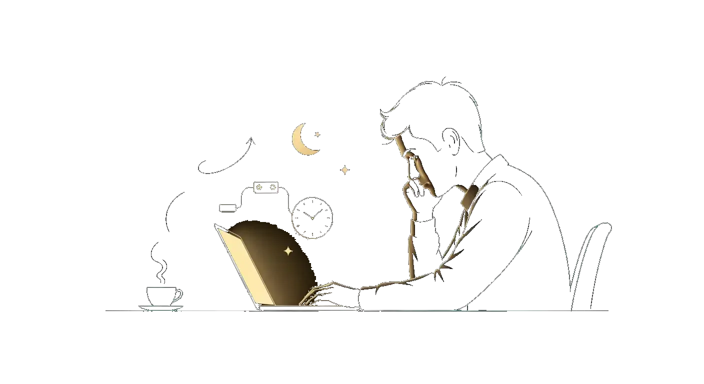 Serene illustration: going live