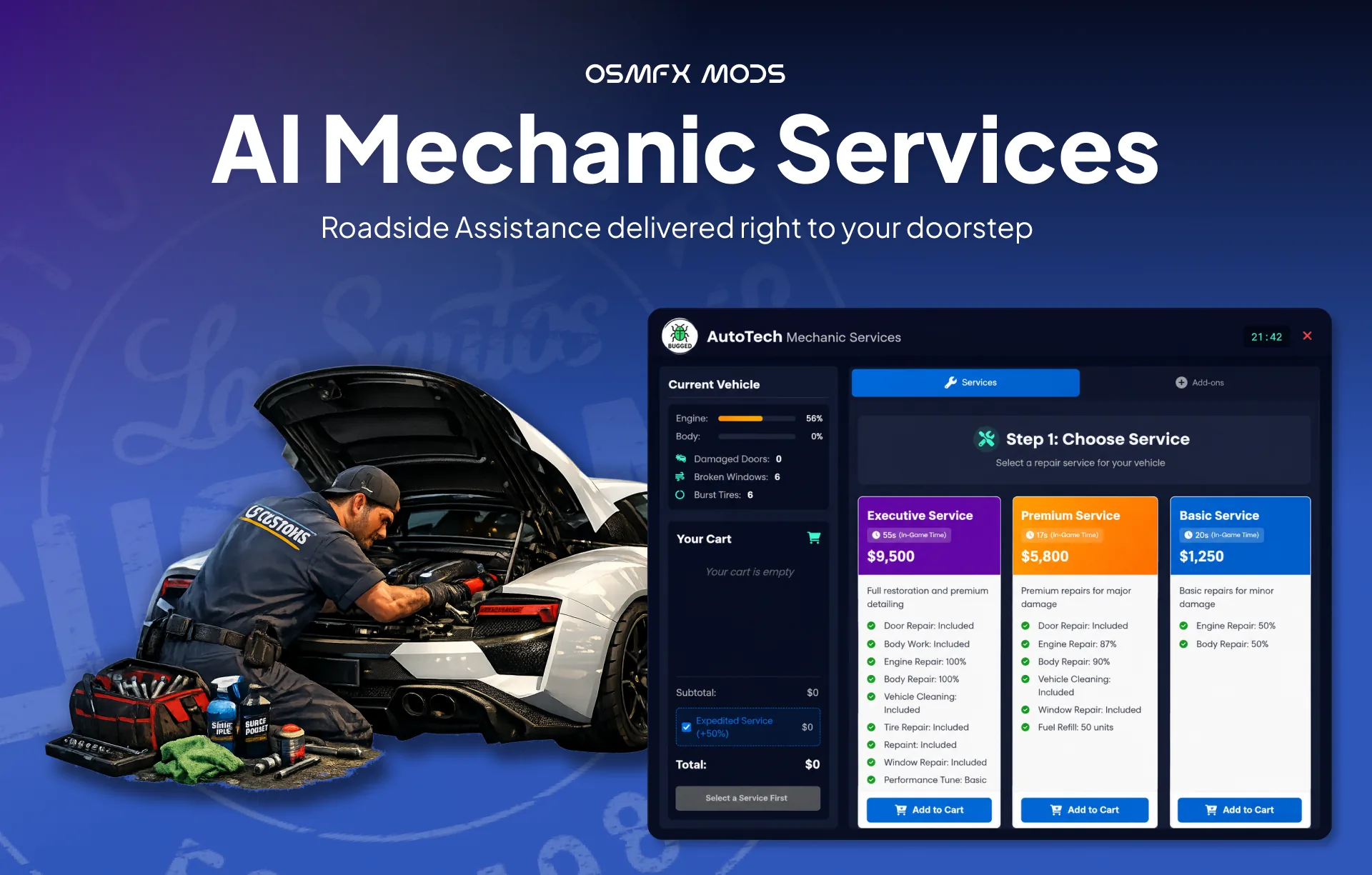 AI Mechanic Package | QBCore